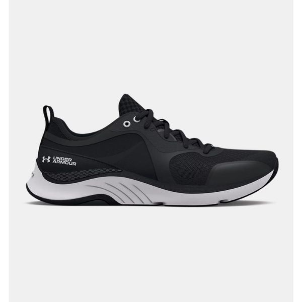Buty treningowe damskie Under Armour W Hovr Omnia. Czarne obuwie sportowe damskie Under Armour, bez wzorów, na fitness i siłownię. W wyprzedaży za 412.05 zł.