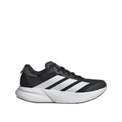 Buty biegowe Adidas Duramo Speed 2 Noire. Czarne obuwie sportowe damskie Adidas, bez wzorów, z materiału, do biegania. Za 388.25 zł.