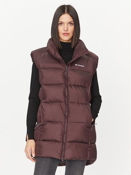 Columbia Bezrękawnik Puffect™ Mid Vest 2007711 Brązowy Regular Fit. Brązowe kurtki damskie Columbia, m, bez wzorów, z syntetyku, bez kaptura, outdoorowe. Za 379.99 zł.
