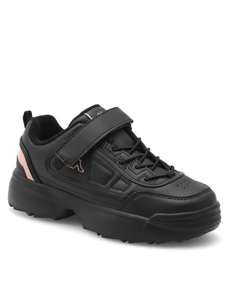 Kappa Sneakersy SS24-3CK10 Czarny. Czarne buty sportowe dziewczęce Kappa, bez wzorów, ze skóry, bez zapięcia. Za 129.99 zł.
