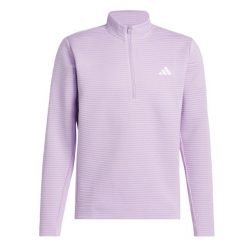 Zakładana przez głowę bluza Ultimate365 Dwr Textured Quarter Zip. Czerwone bluzy męskie Adidas, bez wzorów, z materiału, bez kaptura. Za 329.00 zł.