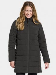 Didriksons Płaszcz zimowy Katrin Wns Parka 505088 Czarny Standard Fit. Czarne kurtki damskie Didriksons, na zimę, bez wzorów, z syntetyku, bez kaptura. Za 769.99 zł.