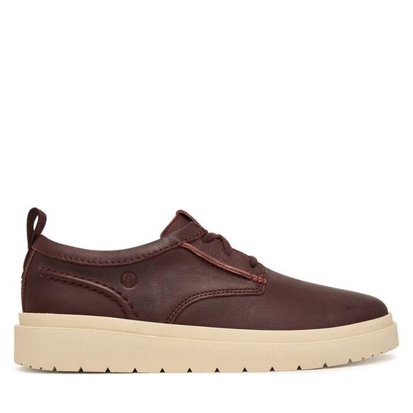 Półbuty Clarks. Brązowe półbuty na co dzień męskie Clarks, bez zapięcia. Za 397.99 zł.