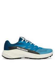Salomon Buty do biegania Alphaglide L48000400 Niebieski. Niebieskie buty sportowe męskie Salomon, z materiału, bez zapięcia, do biegania. Za 429.99 zł.