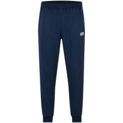 Spodnie do biegania Jako Retro. Niebieskie spodnie sportowe męskie Jako, s, bez wzorów, z materiału, do biegania. Za 195.85 zł.