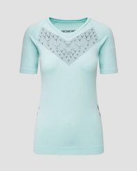 Koszulka biegowa damska X-Bionic Twyce Run Shirt SS Blue. Niebieskie t-shirty damskie X Bionic, s, bez wzorów, ze skóry, bez kołnierzyka. Za 280.00 zł.