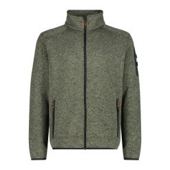 Bluza męska turystyczna CMP 3H60747N. Zielone bluzy męskie CMP, m, bez wzorów, z polaru, bez kaptura. Za 284.00 zł.