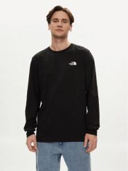 The North Face Longsleeve Easy NF0A87N8 Czarny Regular Fit. Czarne bluzki z długim rękawem męskie The North Face, m, bez wzorów, z bawełny, bez kołnierzyka. Za 129.99 zł.