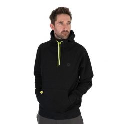 Bluza Męska Wędkarska Z Kapturem Matrix Hoody. Czarne bluzki z długim rękawem męskie MATRIX, m, bez wzorów, z kapturem. Za 258.99 zł.