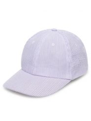 Nelli Blu Czapka z daszkiem 2K3-002-SS24 Fioletowy. Fioletowe czapki dla dzieci Nelli Blu, bez wzorów, z bawełny. Za 29.99 zł.