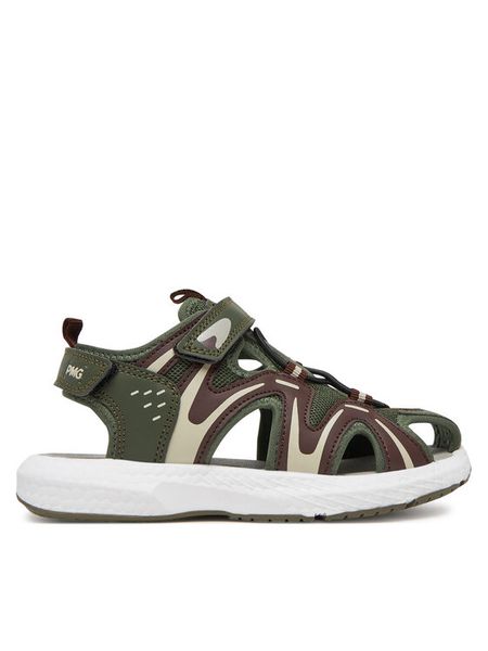 Primigi Sandały 7971744 Khaki. Brązowe sandały chłopięce Primigi, z materiału, bez zapięcia. Za 199.99 zł.