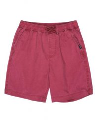 Spodenki z elastyczną talią dla Chłopcy TAXER YOUTH 15" Czerwony. Czerwone szorty dla chłopców Quiksilver, bez wzorów, z bawełny. Za 75.00 zł.