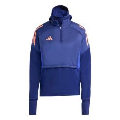 Damska bluza dresowa adidas Tiro 25 Competition. Niebieskie bluzy damskie Adidas, bez wzorów, z dresówki, bez kaptura, do piłki nożnej. W wyprzedaży za 285.00 zł.
