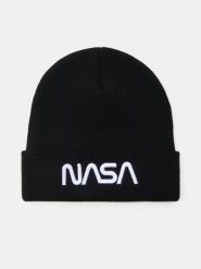 Czapka NASA - czarny. Czarne czapki i kapelusze męskie Sinsay, bez wzorów. Za 19.99 zł.
