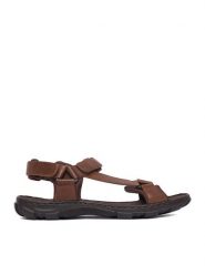 Lasocki Sandały CEO-KAP-01 MI24 Brązowy. Brązowe sandały męskie Lasocki, z nubiku, bez zapięcia. Za 159.99 zł.