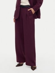 Vero Moda Spodnie materiałowe Michell 10336373 Fioletowy Wide Leg. Fioletowe spodnie materiałowe damskie Vero Moda, bez wzorów, z materiału. Za 229.99 zł.