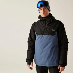 Kurtka narciarska męska z membraną Freeride Overhead II Dare 2b. Czarne kurtki sportowe męskie Dare 2b, na zimę, m, bez wzorów, z tkaniny, narciarskie. W wyprzedaży za 649.99 zł.