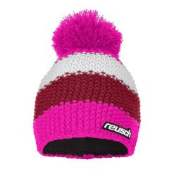 Czapka zimowa Reusch Enzo. Czerwone czapki i kapelusze damskie Reusch, na zimę, bez wzorów, sportowe. Za 79.00 zł.
