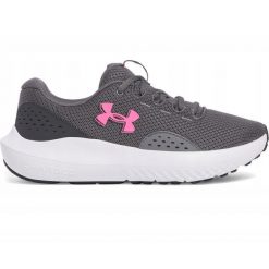 Buty do biegania damskie Under Armour Charged Surge 4. Szare obuwie sportowe damskie Under Armour, bez wzorów, do biegania. Za 170.99 zł.