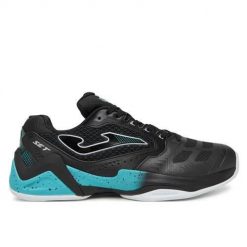 Buty do tenisa męskie Joma TSETS2501AC. Czarne buty sportowe męskie Joma, z materiału, bez zapięcia, tenisowe. Za 379.00 zł.