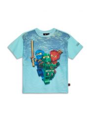 LEGO T-Shirt Taffy 309 12011456 Niebieski Regular Fit. Niebieskie t-shirty dla chłopców LEGO, bez wzorów, z bawełny, bez ramiączek. Za 69.99 zł.