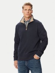 Gant Bluza 2067160 Granatowy Regular Fit. Niebieskie bluzy męskie GANT, m, bez wzorów, bez kaptura. Za 659.99 zł.