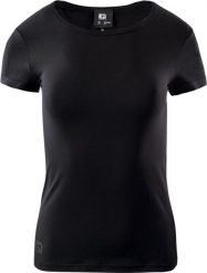 IQ Koszulka damska Milky czarna r. Czarne t-shirty damskie IQ, bez wzorów, bez kołnierzyka. Za 45.04 zł.