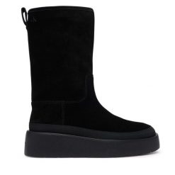 Śniegowce Calvin Klein. Czarne śniegowce i trapery damskie Calvin Klein. Za 749.99 zł.