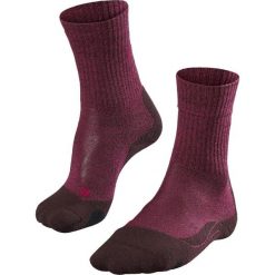 Skarpetki damskie Falke TK2 Wool. Czerwone skarpety damskie Falke, bez wzorów, z materiału. Za 172.00 zł.