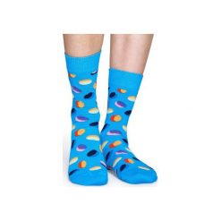 Skarpetki Happy Socks PIL01-6001. Niebieskie skarpety męskie Happy Socks, z bawełny. Za 24.43 zł.