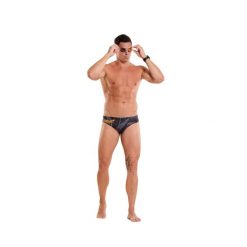 Kąpielówki Z3R0D Briefs. Niebieskie kąpielówki męskie ZEROD, l, z aplikacjami, z materiału, do biegania. Za 269.00 zł.