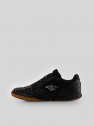 4F Halówki PRECISION X KNITTED z podeszwą non-marking męskie - czarne 43. Czarne buty sportowe męskie 4f, z gumy, bez zapięcia, na fitness i siłownię. Za 249.99 zł.