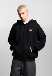 Bluza sportowa męska Prosto Infinity z kapturem. Czarne bluzy męskie Prosto., m, bez wzorów, z bawełny, z kapturem. Za 334.99 zł.