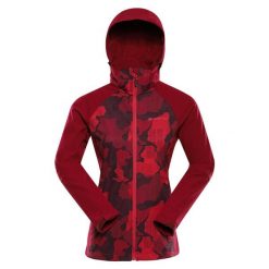 Kurtka damska softshell Alpine Pro Hoora. Czerwone kurtki sportowe damskie Alpine Pro, bez wzorów, z softshellu, bez kaptura, trekkingowe. W wyprzedaży za 379.00 zł.