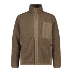 Bluza męska turystyczna CMP 34P0617. Brązowe bluzy męskie CMP, m, bez wzorów, z materiału, z kapturem. Za 386.50 zł.