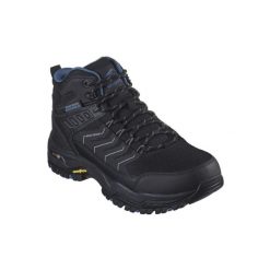 Buty trekkingowe męskie, Skechers Arch Fit Dawson-Raveno. Czarne trekkingi męskie Skechers. Za 586.00 zł.
