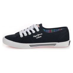 Pepe Jeans Tenisówki Damskie Aberlady Basic 17 36 Czarne. Czarne trampki i tenisówki damskie Pepe Jeans, bez wzorów, z gumy, bez zapięcia. Za 239.00 zł.
