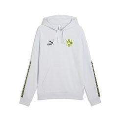 Męska bluza z kapturem Borussia Dortmund KING PUMA. Szare bluzy męskie Puma, m, bez wzorów, z bawełny, z kapturem. Za 299.00 zł.