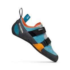 Buty wspinaczkowe damskie Scarpa Force V Women. Niebieskie obuwie sportowe damskie Meindl, bez wzorów, z gumy, na fitness i siłownię. Za 648.05 zł.