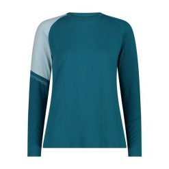 Koszulka damska turystyczna CMP 34N2166. Zielone koszulki sportowe damskie CMP, l, bez wzorów, bez kołnierzyka, bez ramiączek. W wyprzedaży za 153.99 zł.