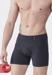 Key SZORTY KEY MXM-155 HOT TOUCH (kolor szary, rozmiar XXL). Szare bokserki męskie Key, m, bez wzorów. Za 68.86 zł.