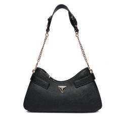 Torebka Guess. Czarne torebki do ręki damskie Guess, z aplikacjami, klasyczne, bez dodatków. Za 639.99 zł.