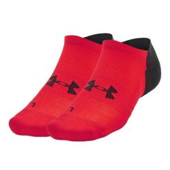 Skarpety męskie Under Armour Armourdry Run czerwone - 1 para. Czarne skarpety męskie Under Armour, bez wzorów, z elastanu. Za 72.45 zł.