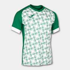 Koszulka do piłki nożnej męska Joma Supernova III. Białe koszulki sportowe męskie Joma, m, bez wzorów, bez kołnierzyka, bez ramiączek, do piłki nożnej. W wyprzedaży za 112.65 zł.