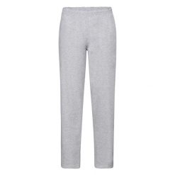 Męskie Spodnie Do Biegania Classic Heather Z Otwartym Dołem. Szare spodnie sportowe męskie Fruit of the Loom, m, bez wzorów, do biegania. Za 107.99 zł.