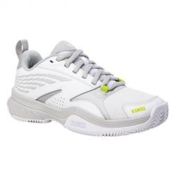 Buty do tenisa damskie K-Swiss Speedex Hb. Białe obuwie sportowe damskie K-SWISS, bez wzorów, z materiału, tenisowe. Za 377.00 zł.