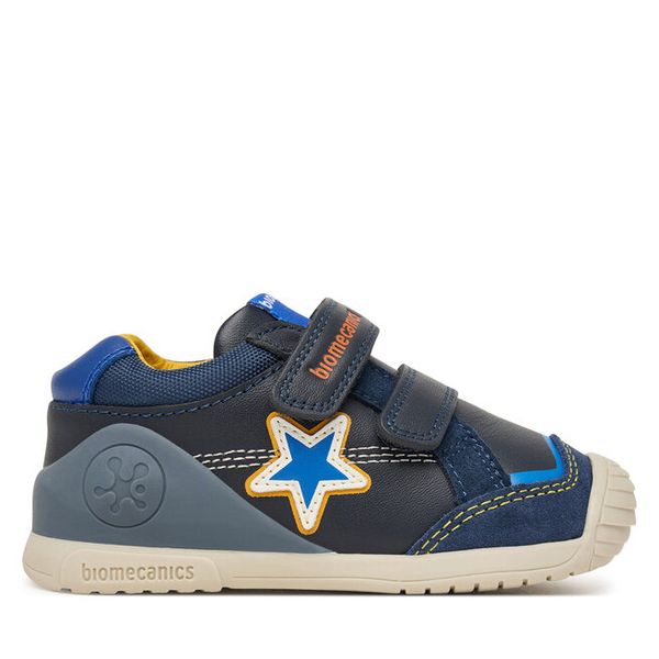 Sneakersy Biomecanics. Niebieskie trampki i tenisówki chłopięce Biomecanics, bez wzorów, bez zapięcia. Za 259.99 zł.