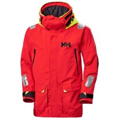 Wodoodporna kurtka z dużym Helly Hansen Skagen. Niebieskie kurtki męskie Helly Hansen, l, bez wzorów, z materiału, bez kaptura. Za 1,777.00 zł.