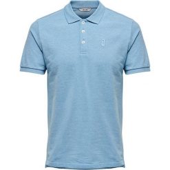 ONLY&SONS Męska koszulka polo triko North SS Fitted Polo Tee Imperia l Blue (rozmiar M). Niebieskie koszulki polo męskie Only&Sons, l, bez wzorów, sportowe, bez ramiączek. W wyprzedaży za 61.00 zł.