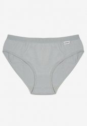 Jasnoniebieskie Bawełniane Majtki Typu Figi Lanadwen. Niebieskie figi damskie Renee, l, bez wzorów, z bawełny. Za 4.99 zł.